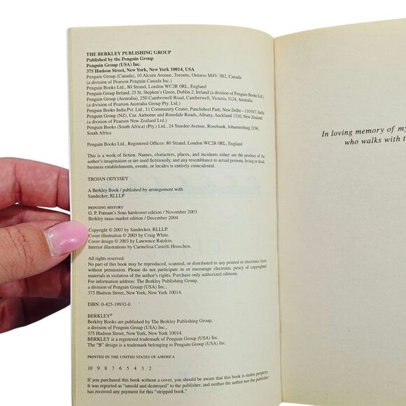 Trojan Odyssey by Clive Cussler - Paperback - A Dirk Pitt Novel - Picture 3 of 7